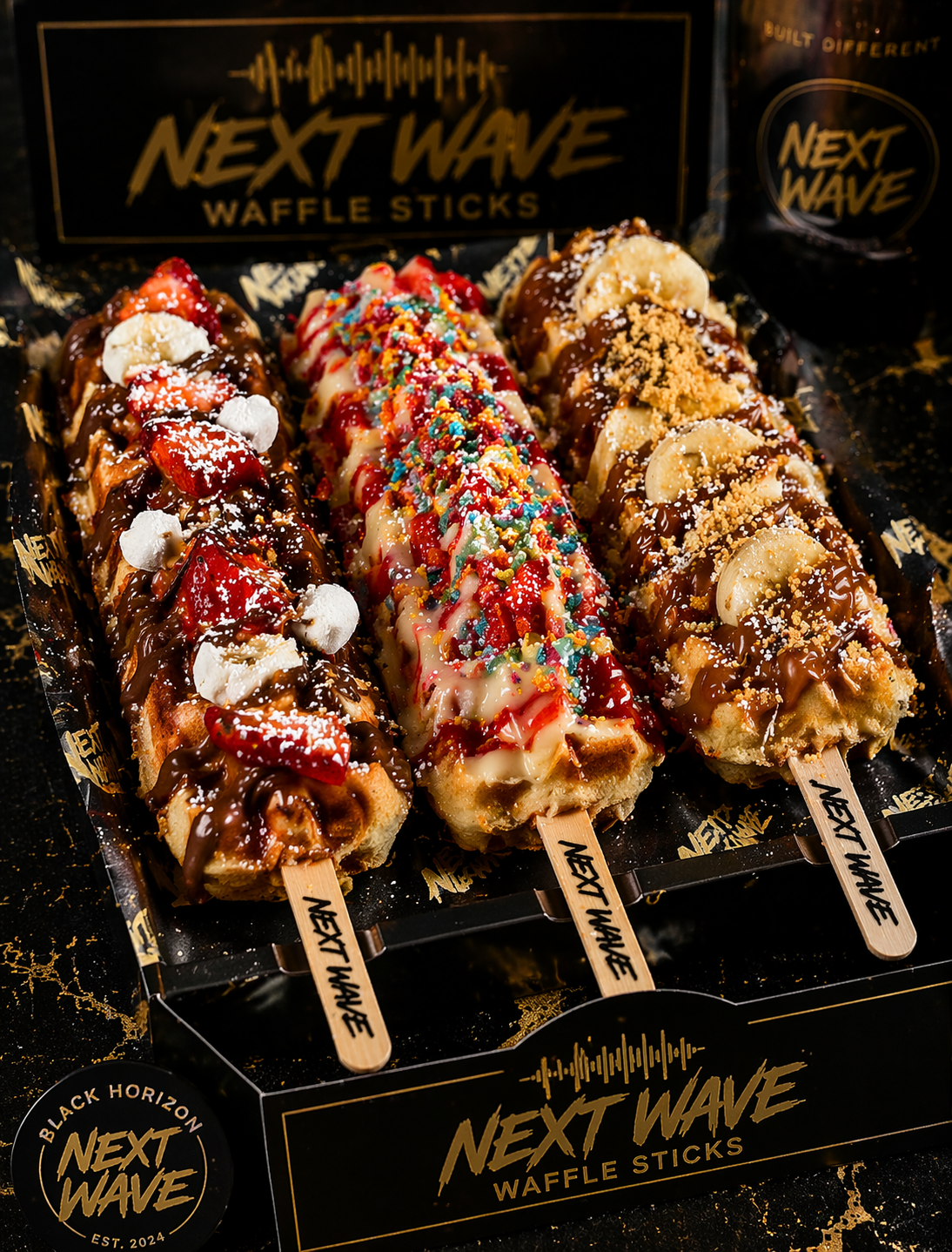 🧇Wave Duo Waffles (2 Loaded Waffle Sticks)